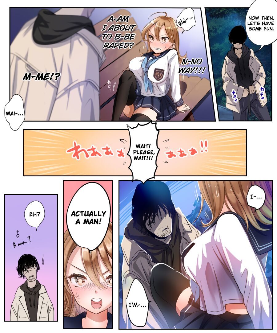 The Story of How a TS Girl That Won’t Be Able to Go Back to Being a Man if Fucked Is Assaulted by a Rapist and Desperately Flirts With Him in Order to Protect Her Virg... page 12 full