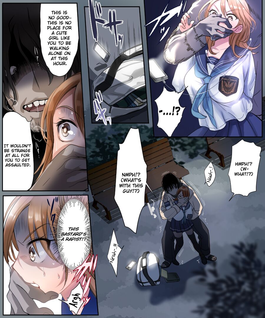 The Story of How a TS Girl That Won’t Be Able to Go Back to Being a Man if Fucked Is Assaulted by a Rapist and Desperately Flirts With Him in Order to Protect Her Virg... page 8 full