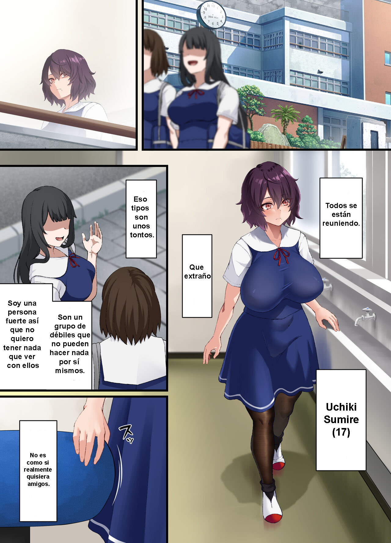 InCha Bijutsubu no Watashi ga Kouchou Sensei no Seidorei ni Natta Hanashi page 3 full