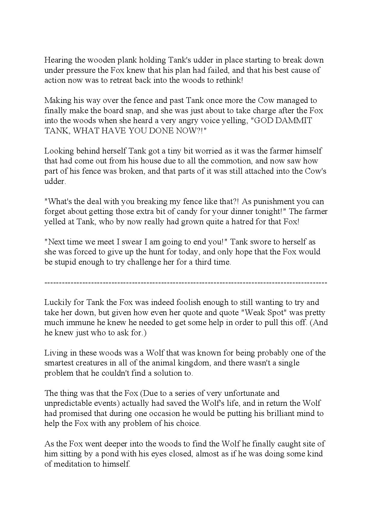 Tank VS Fox! page 7 full