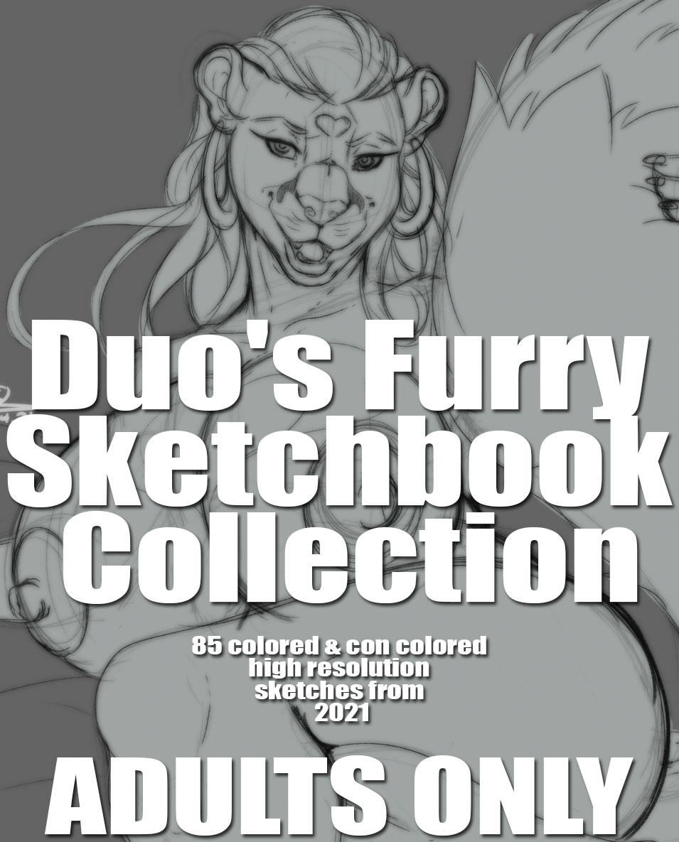 Duo's Furry Sketchbook Collection 2021 page 1 full
