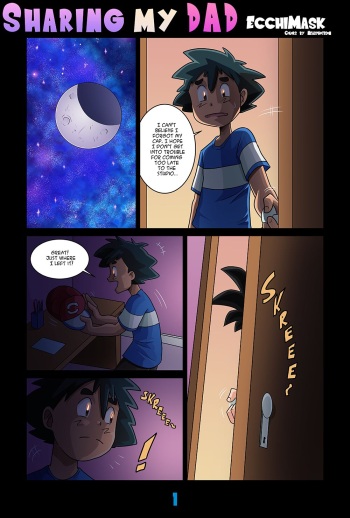 [Ecchimask] Sharing My Dad (Pokémon, Dragon Ball Z) [Ongoing] cover