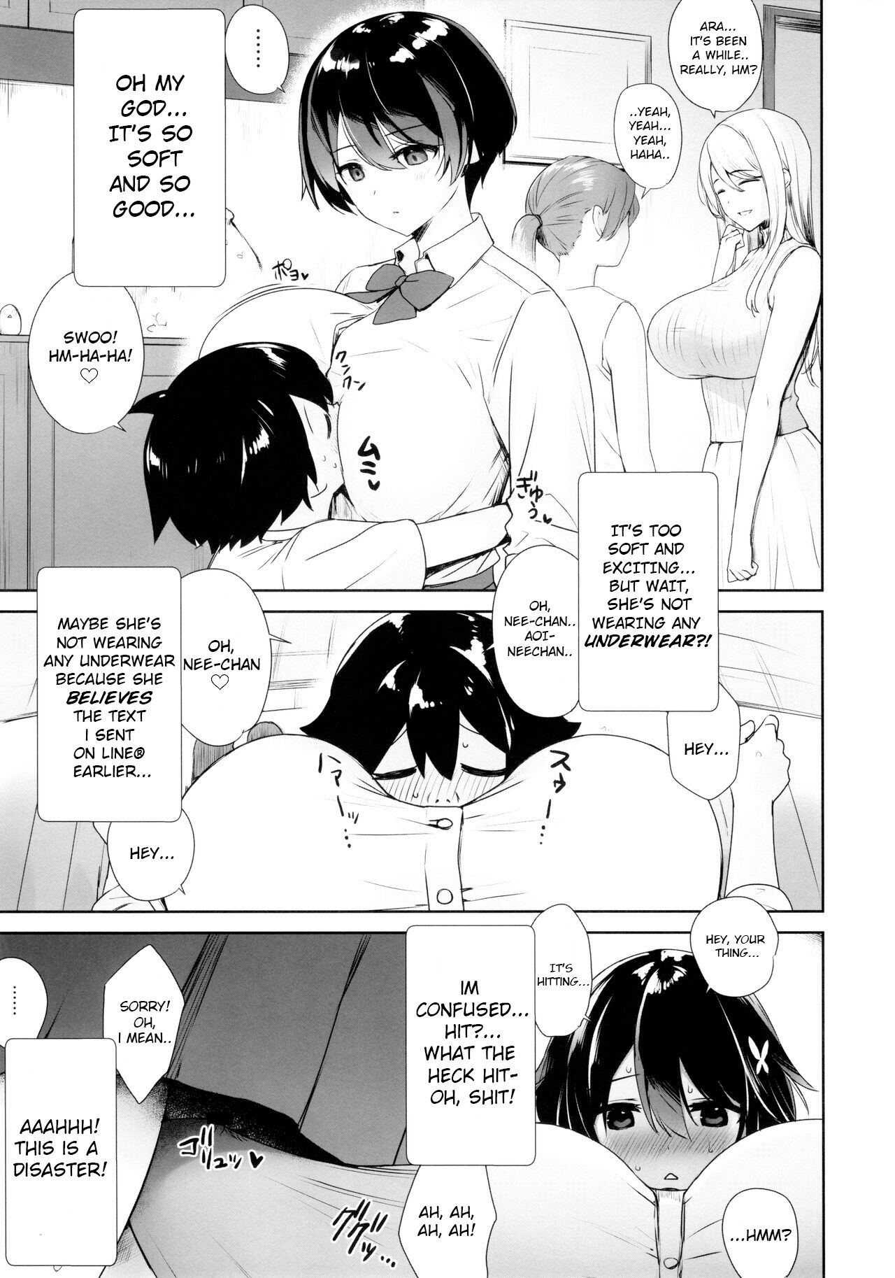 Itsumo No-pan ‧ No-bura na Mukanjou Onee-chan no Shikyuu ni Ippai H na Koto  o Shite Boku no Mono ni Suru Hon page 4 full