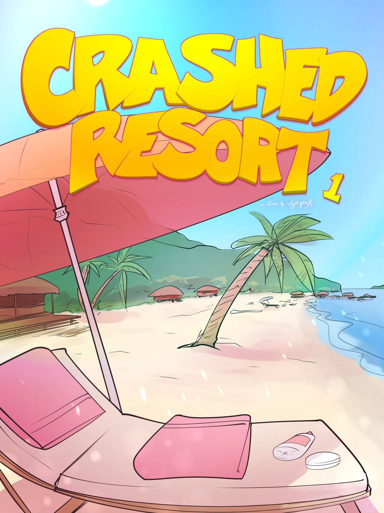 Applespice - Crashed Resort - Comic page 1 full