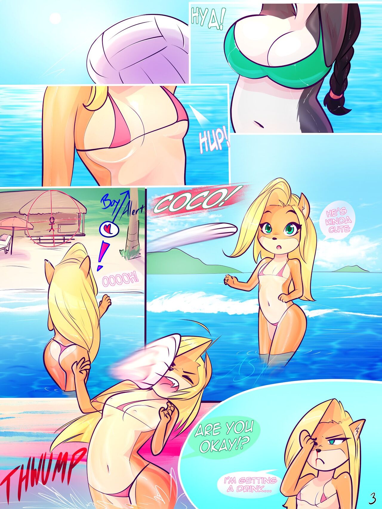 Applespice - Crashed Resort - Comic page 4 full
