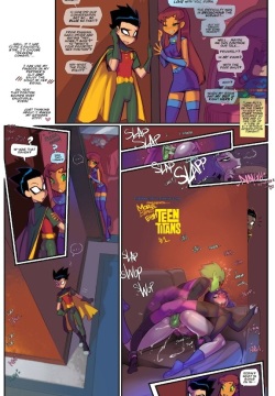Teen Titans - Starfire and Robin