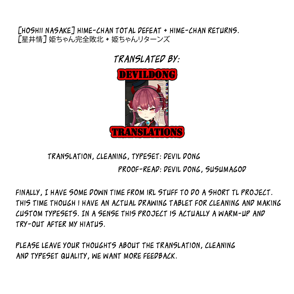 Hime-chan Total Defeat + Hime-chan Returns. page 9 full