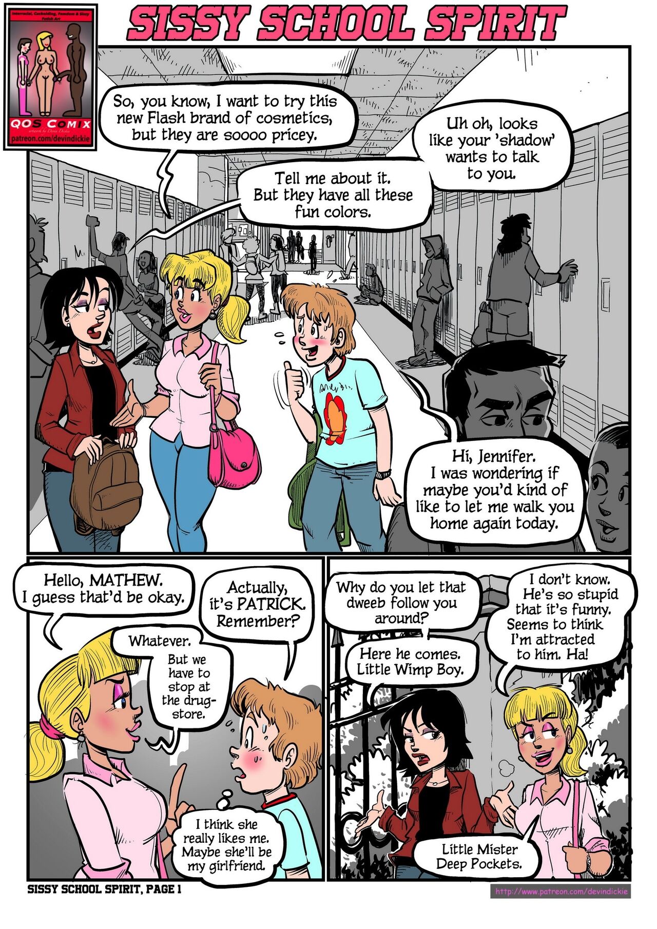 Devin Dickie - Sissy School Spirit page 1 full