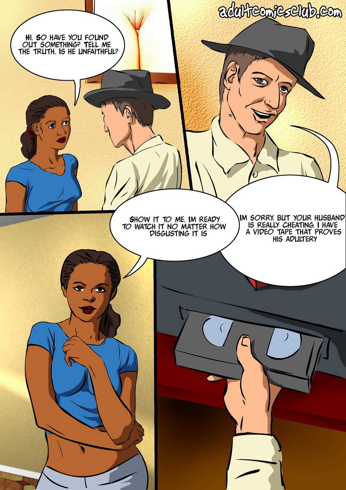 AdultComicsClub - Sex detective page 1 full