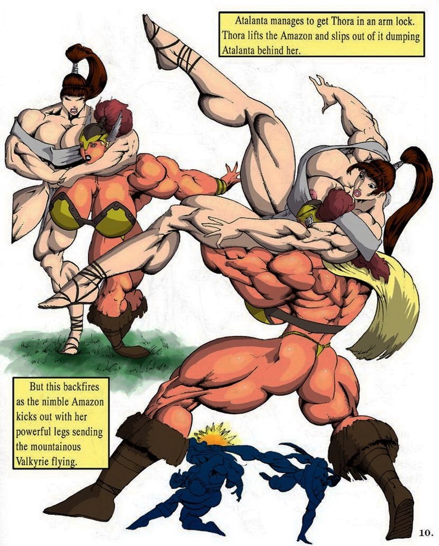Wreckshop – Valkyries vs Amazons color page 11 full