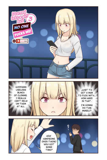 [RudySaki] I turned into a girl but NO ONE fucks me #3 cover