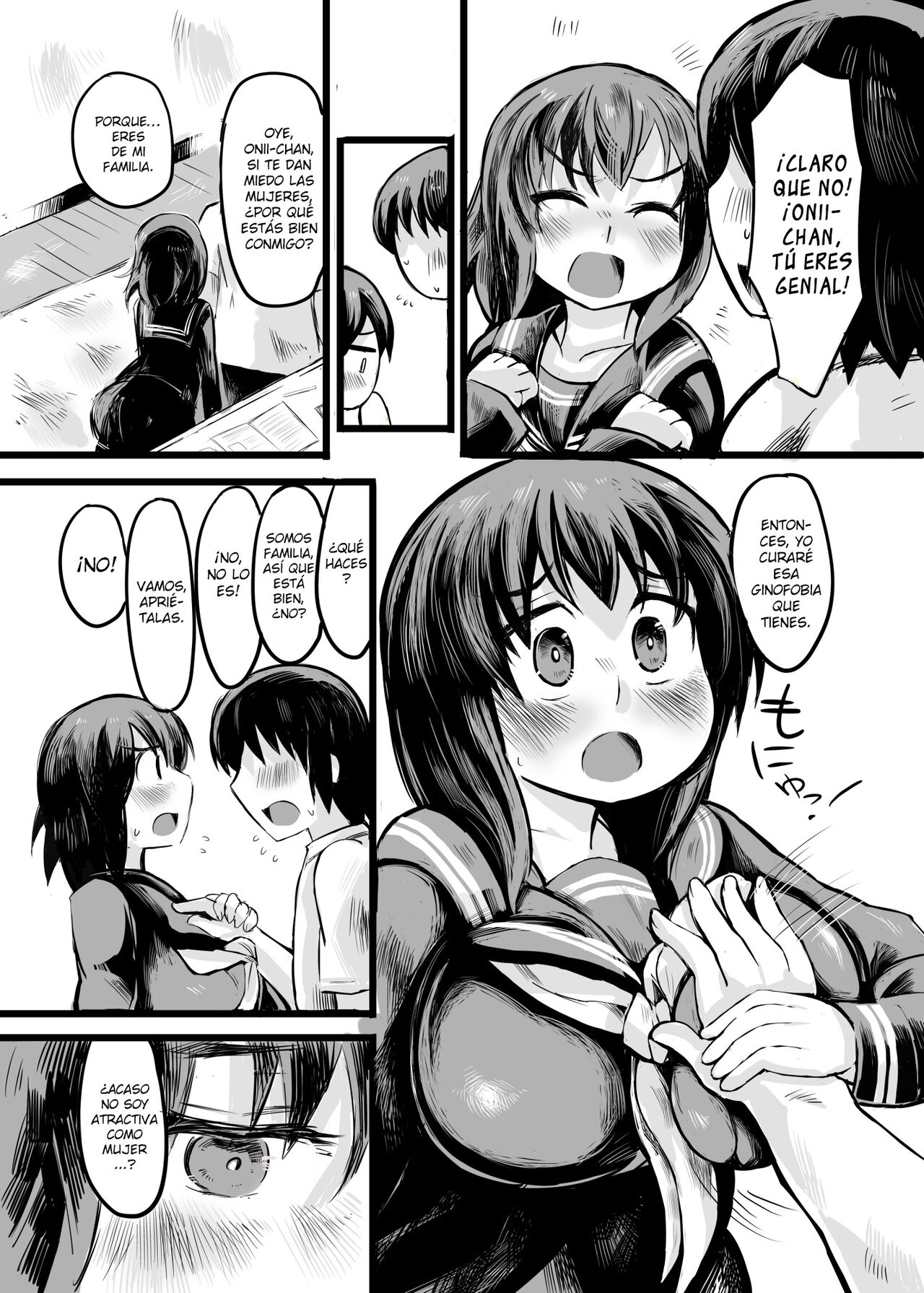 Onii-chan no Josei Kyoufushou wa Watashi ga Naosundakarane! | iCurando la ginofobia de mi onii-chan! page 6 full