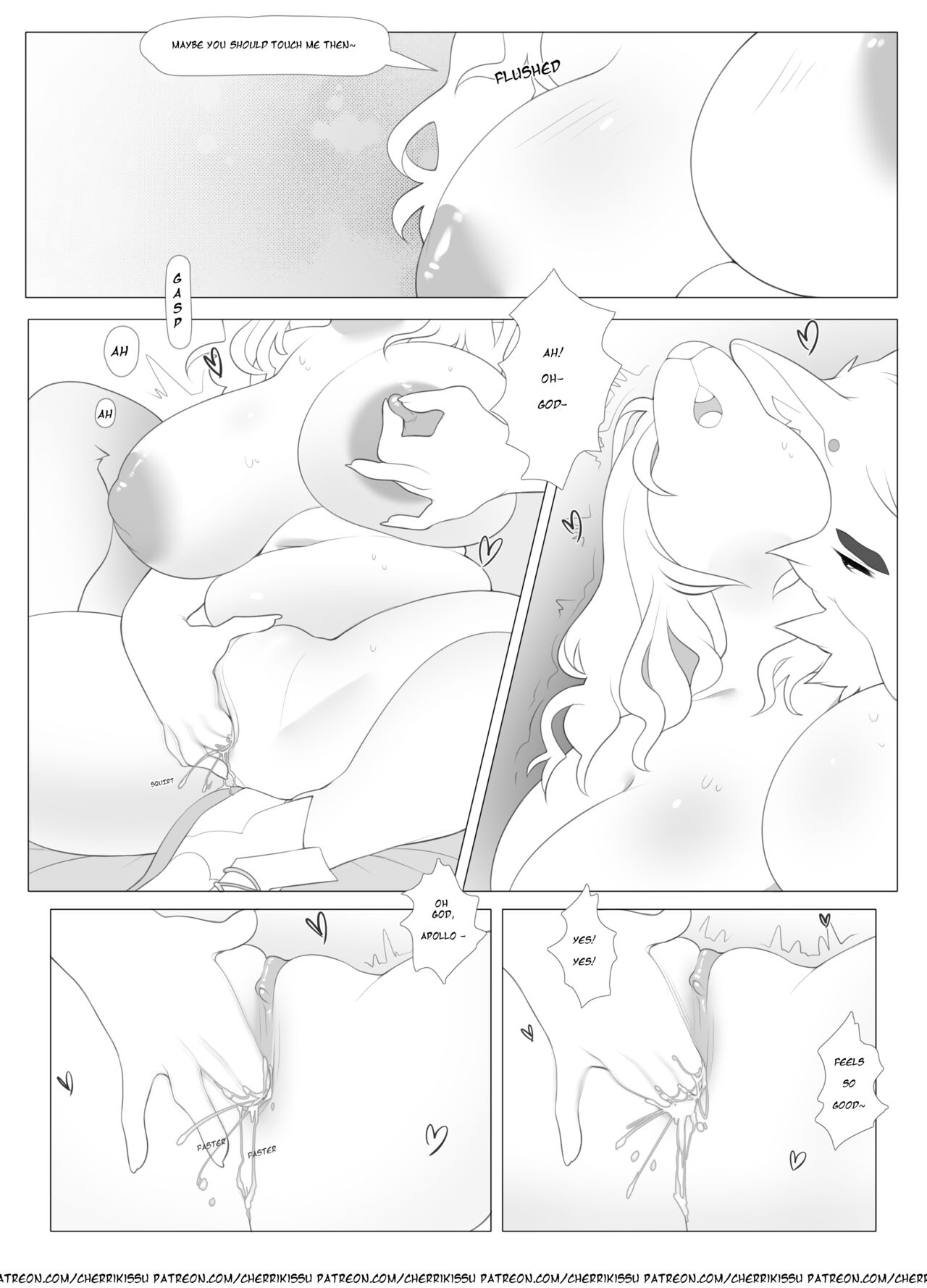 Cherrikissu - Mabel and Apollo comic page 12 full