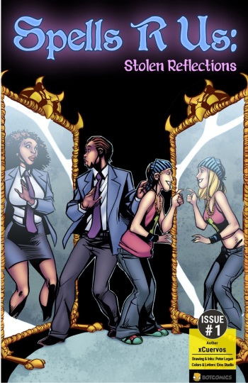Botcomics - Spells R Us: Stolen Reflections (1-5) by xCuervos , Peter Logan , Eros Studio cover