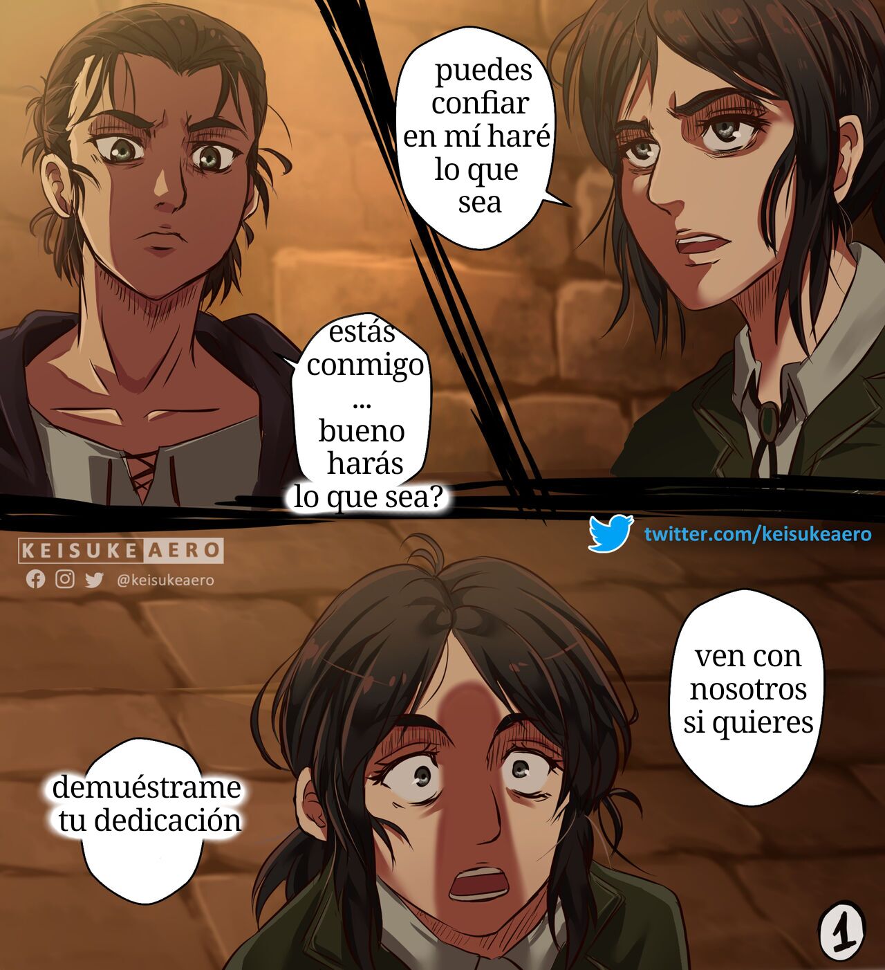 Eren x Pieck  page 1 full