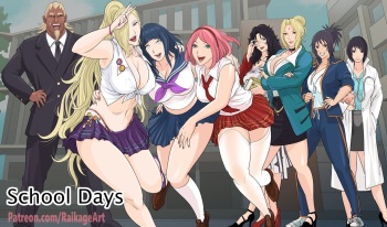 [Sichan] School Days (Naruto) [Russian] [﻿limbo hengoku] cover
