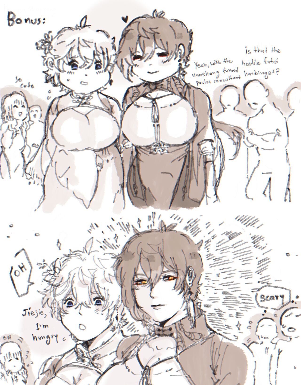 Genshin Fem Zhongli x Fem Childe page 9 full