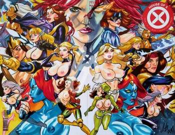 [AlmosHeroesArt] Marvel Lewd Covers cover