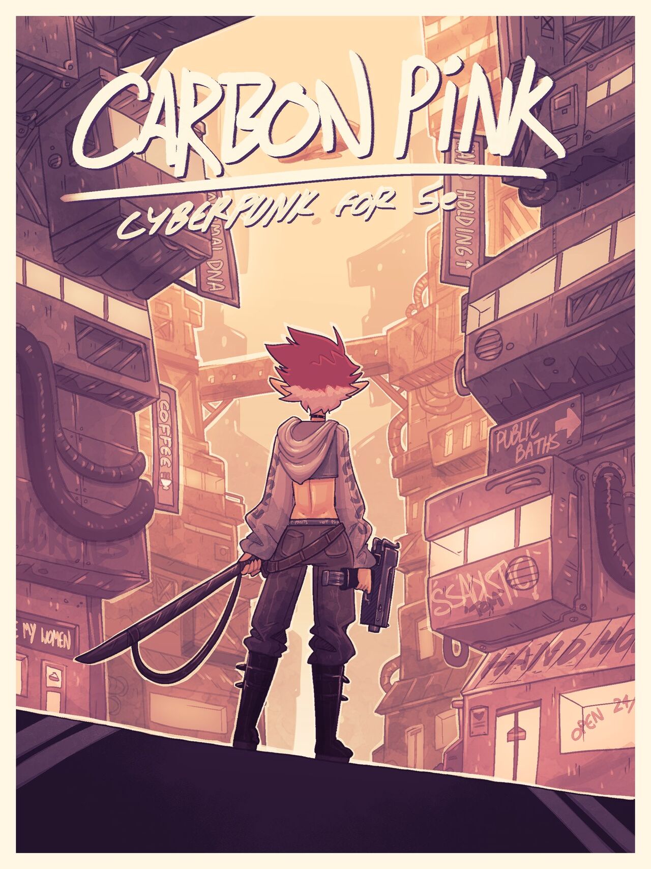 Carbon Pink Comics page 1 full