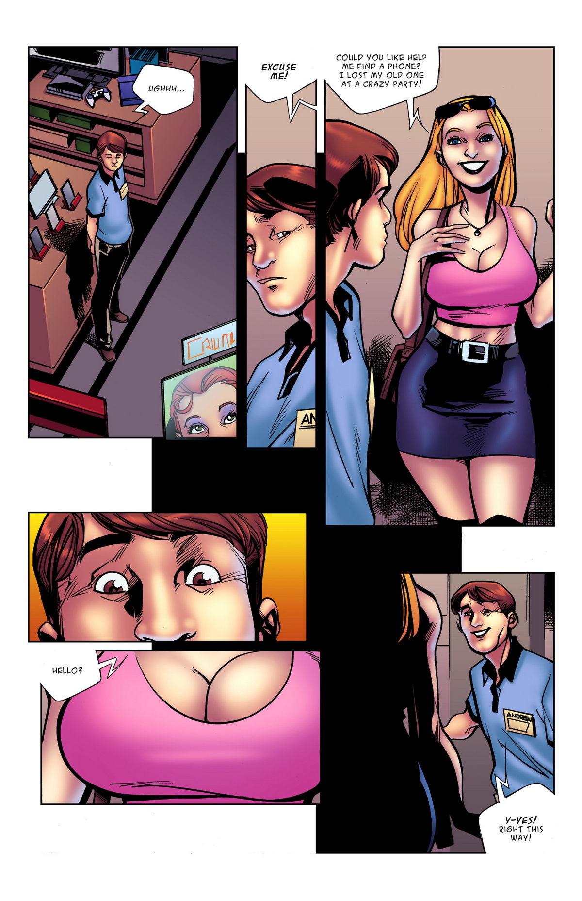BotComics - Goddess Maker Origins page 4 full