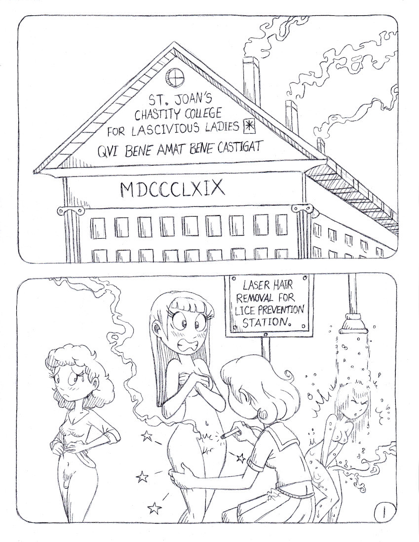 Chastity College for Lascivious Ladies page 1 full