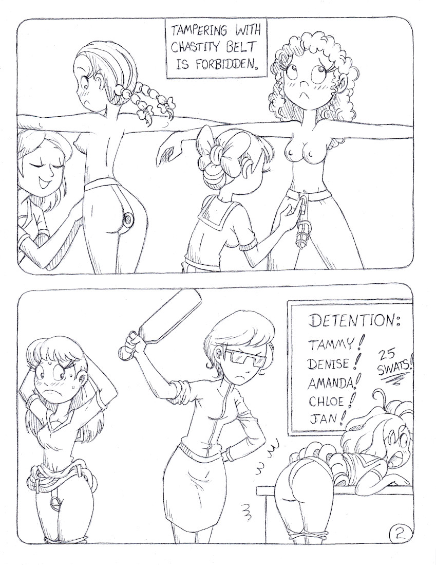 Chastity College for Lascivious Ladies page 2 full