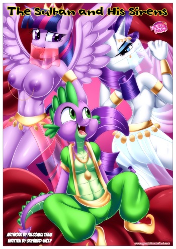 [Palcomix] The Sultan and His Sirens | (My Little Pony: Friendship is Magic) (English) cover