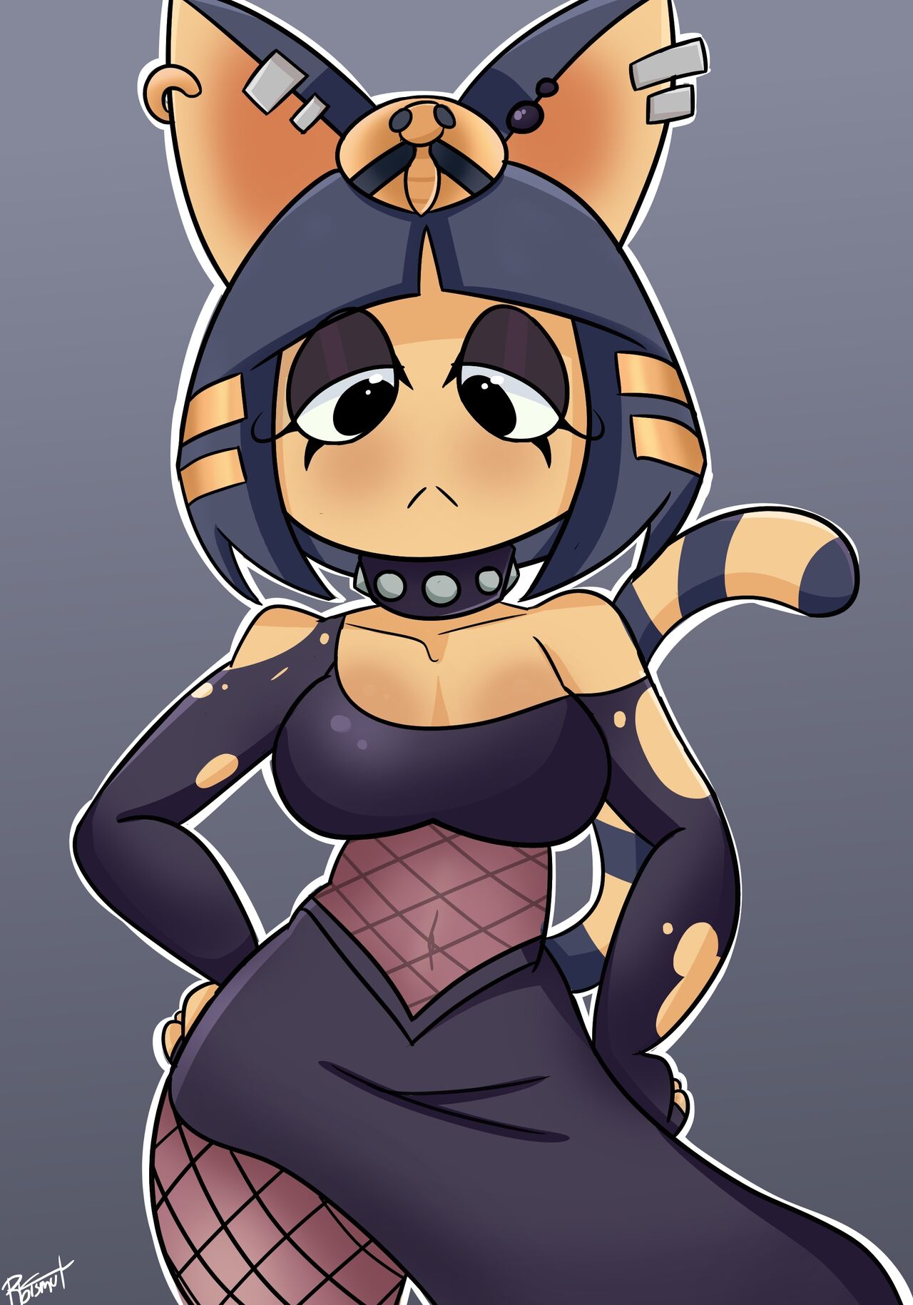 Gothic Ankha fanarts page 11 full