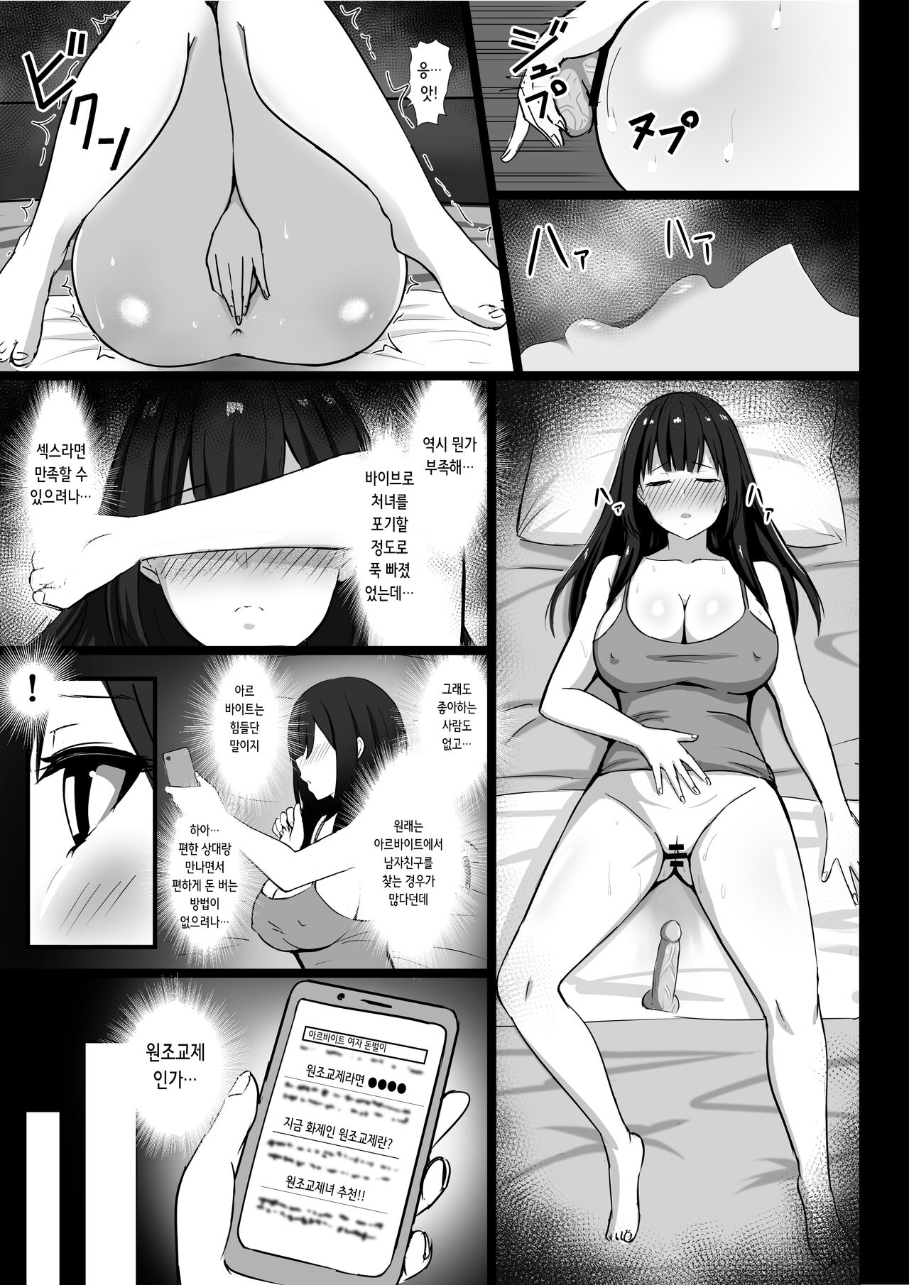 Muttsuri Dosukebe Joshi, Papakatsu o Suru. | 육덕 변태녀, 원조교제를 하다 page 6 full