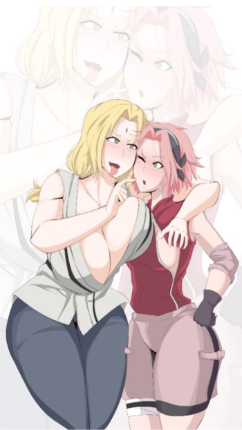 Tsunade X Sakura [Comicomryux] [Spanish] cover