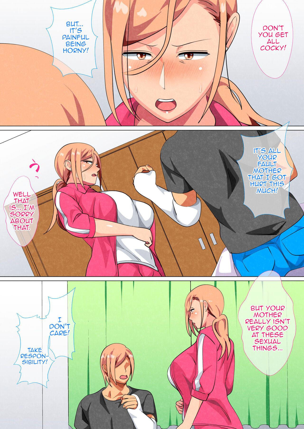 Musuko ni Yowami o Nigirareta Motoyan no Haha | Son Found his Former Delinquent Mother's Weakness page 11 full