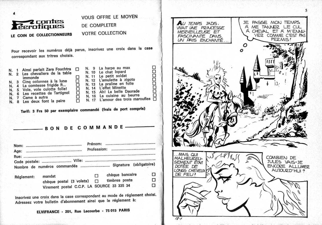 Elvifrance - Contes féérotiques 18 - Viens chez moi, y'a du feu ! page 3 full