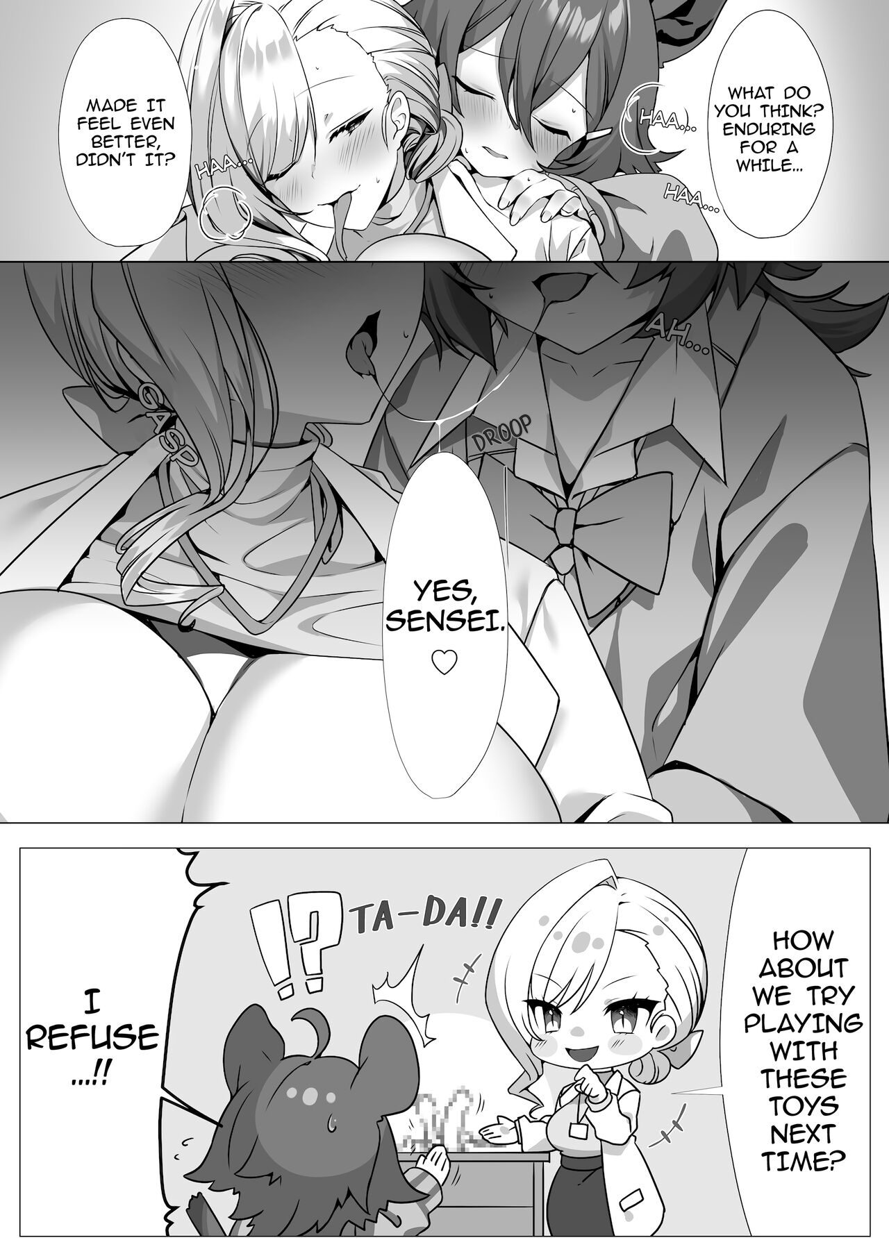 Hyena Futa Musume Hokenshitsu no Midara na Seikatsu Jijou - Hyena Futanari Girl The Lewd Sex Life Situation in the Infirmary page 10 full