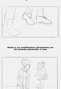 Asuna atrapada en el mundo del juego.