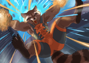 [Negger] Rocket Raccoon 1 (Guardians of the Galaxy) cover
