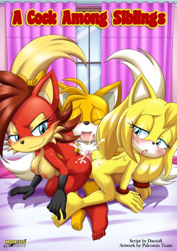 [Palcomix] A Cock Among Siblings | (Sonic the Hedgehog) (English) cover