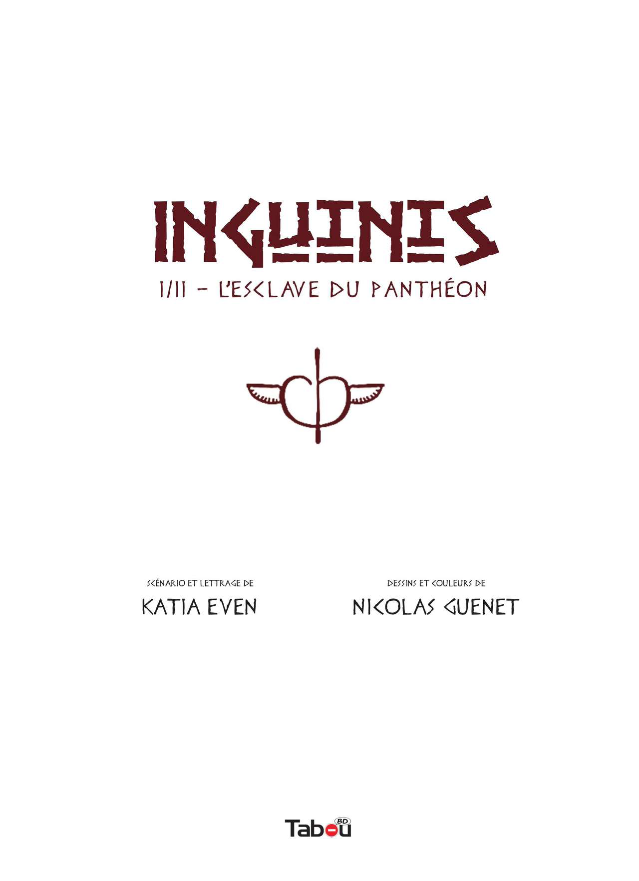Inguinis: Slave of the Pantheon - Katia Even & Nicolas Guenet -ENG page 3 full
