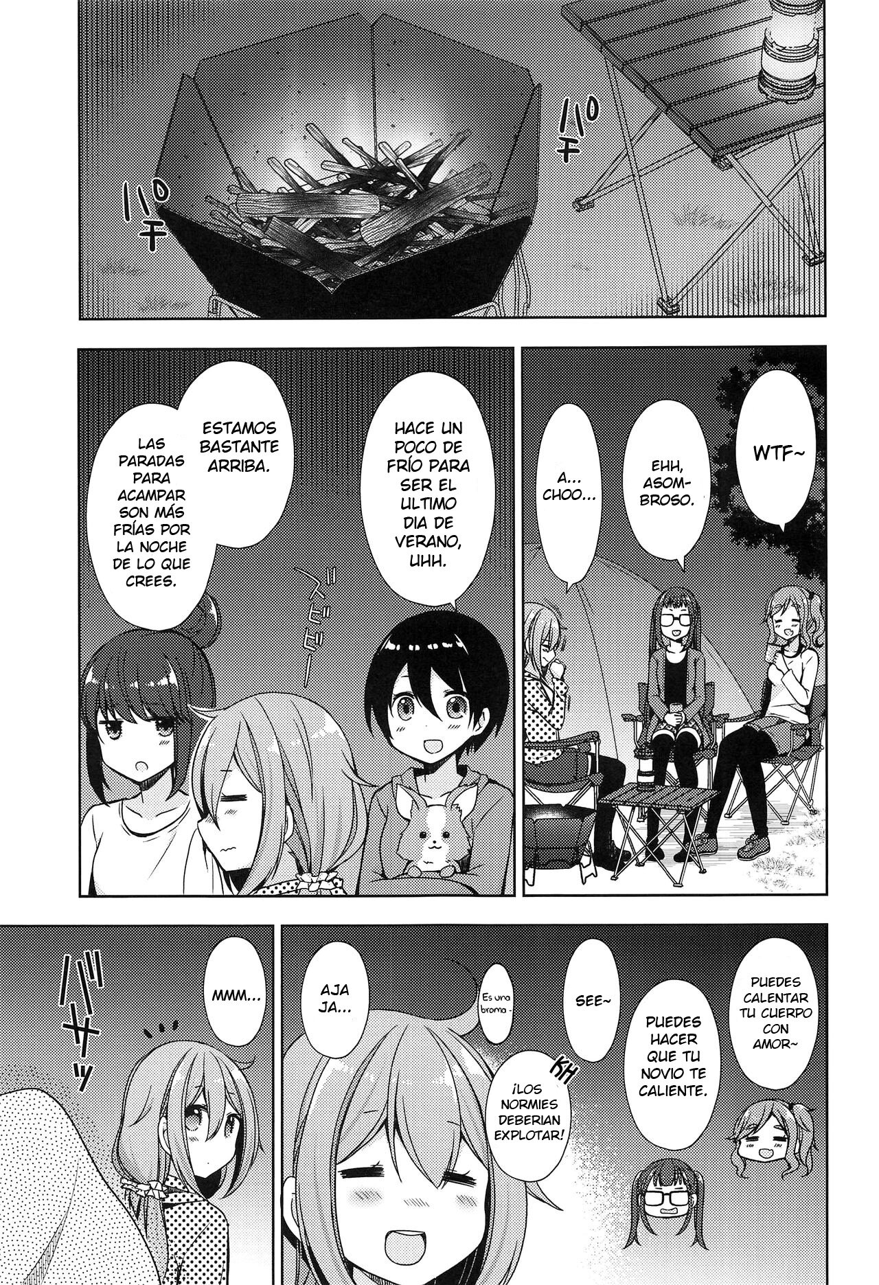 Rin to Nadeshiko ~Camp no Yoru wa Hen~ | Rin y Nadeshiko ~Noche de campamento~ page 3 full