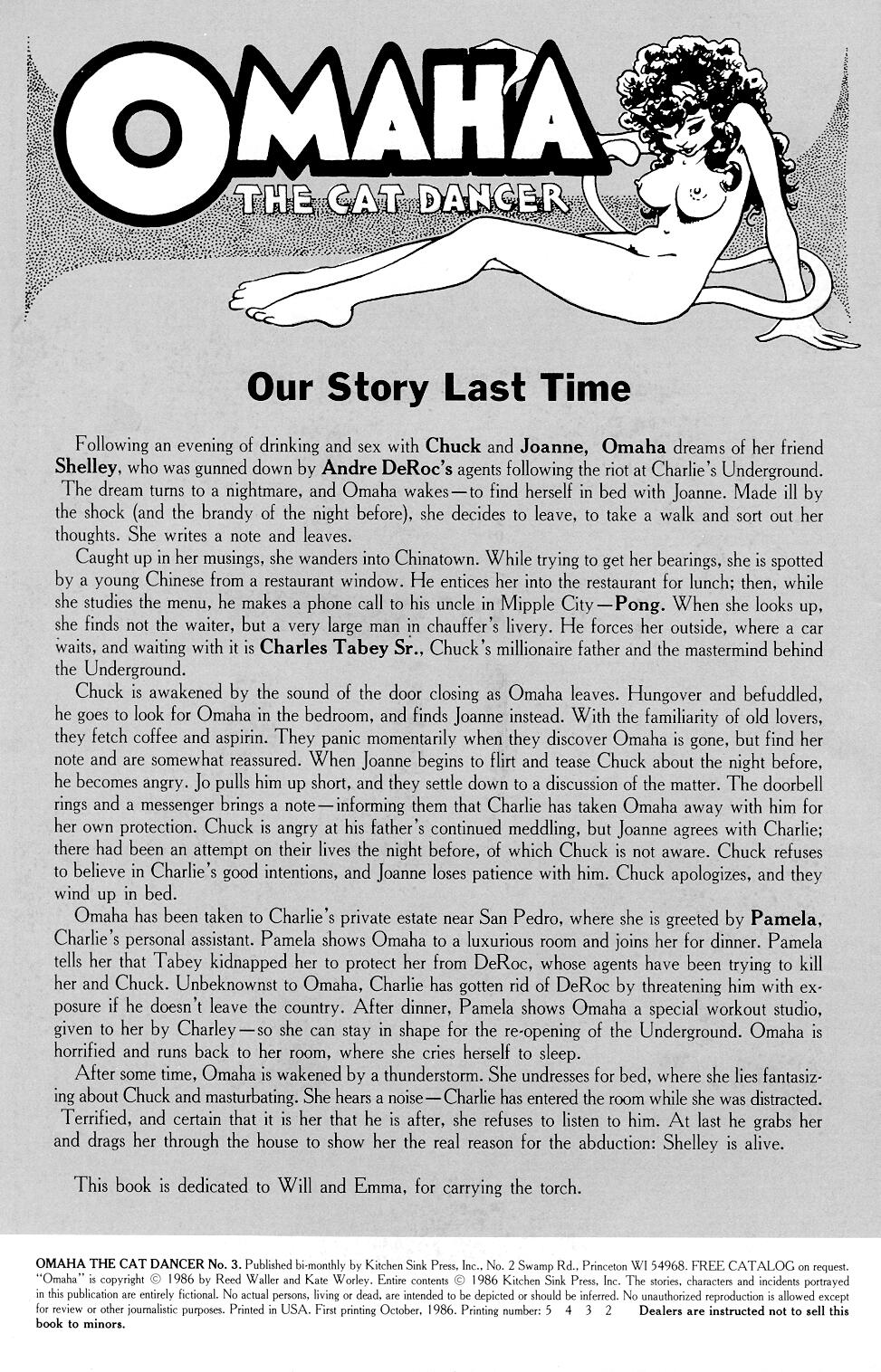 Omaha: The Cat Dancer #03 page 4 full