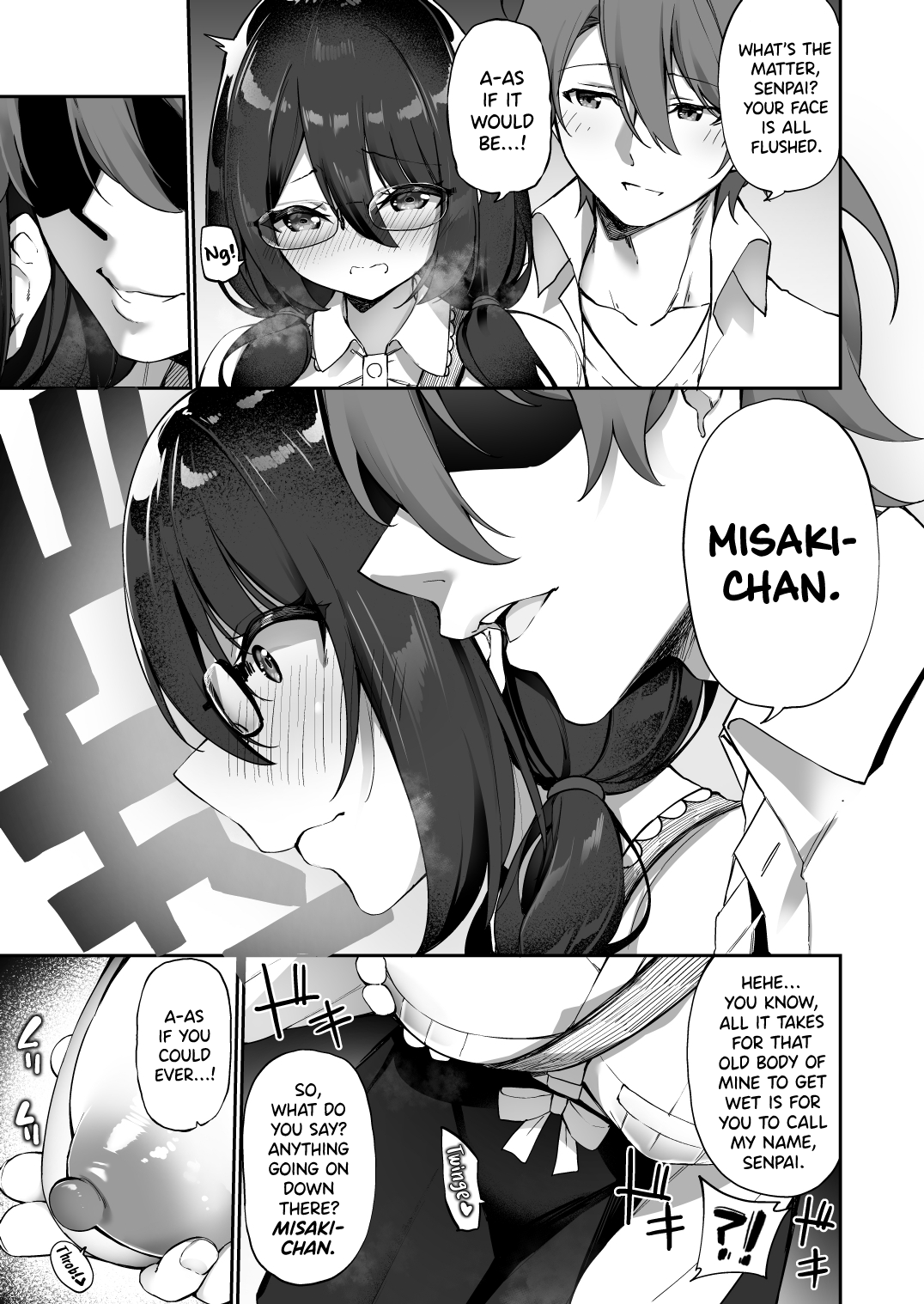 Boku no Koe o Kiku dake de Hatsujou Shichau Yandere Kyonyuu Kouhai ni Karada o Irekaerarete Shimatta! page 12 full