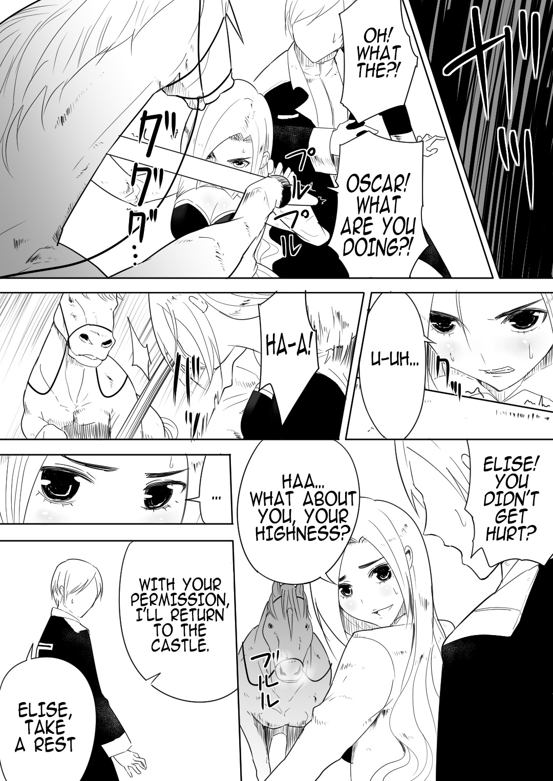 Aiba ni Hamerareta Onna Kishi | Female knight who fucked by her own steed page 11 full