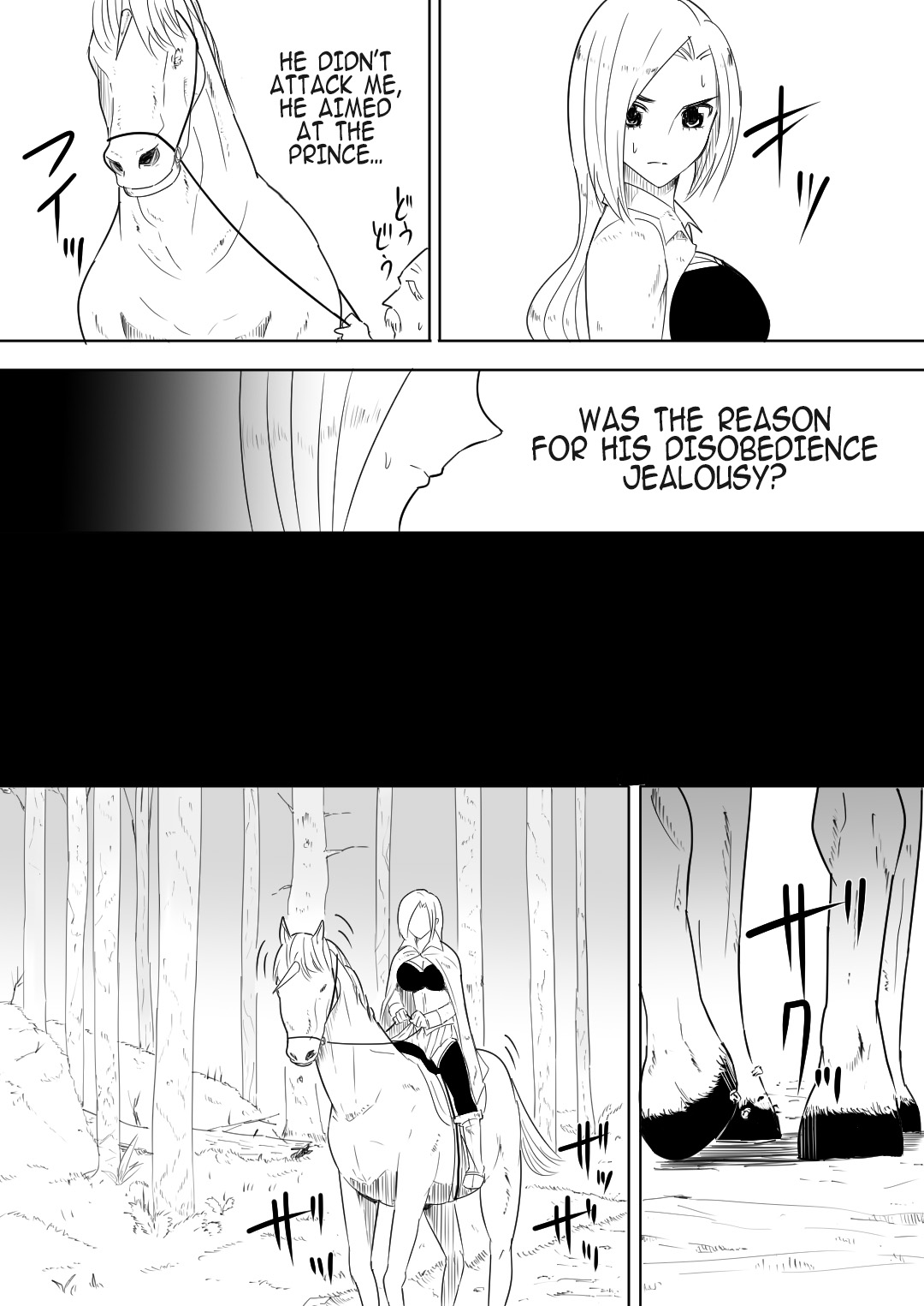 Aiba ni Hamerareta Onna Kishi | Female knight who fucked by her own steed page 12 full