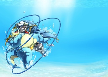 [Garou-zuki] Ocean's Beast Ride Bonus Images (Tokyo Afterschool Summoners) cover