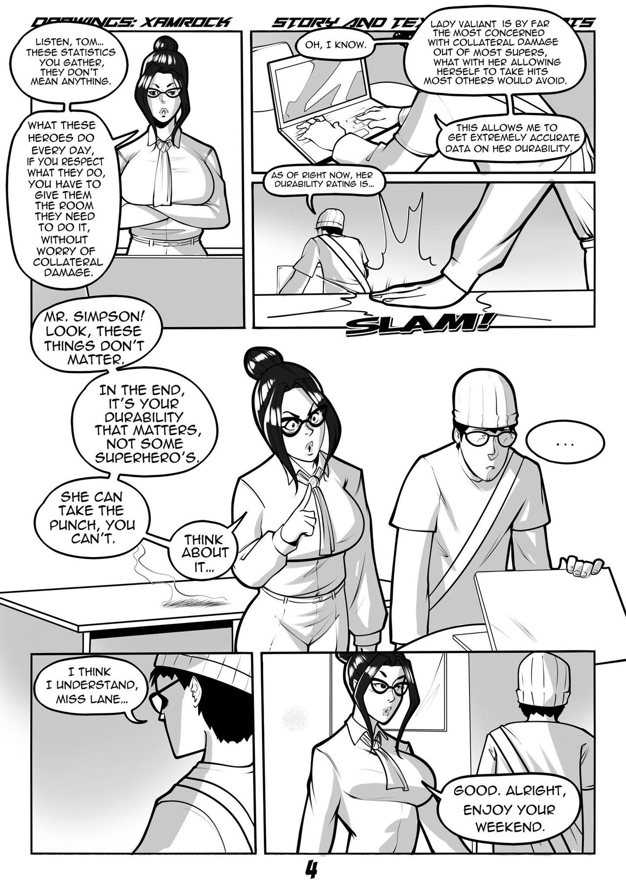 Lady Valiant Main Comic page 5 full