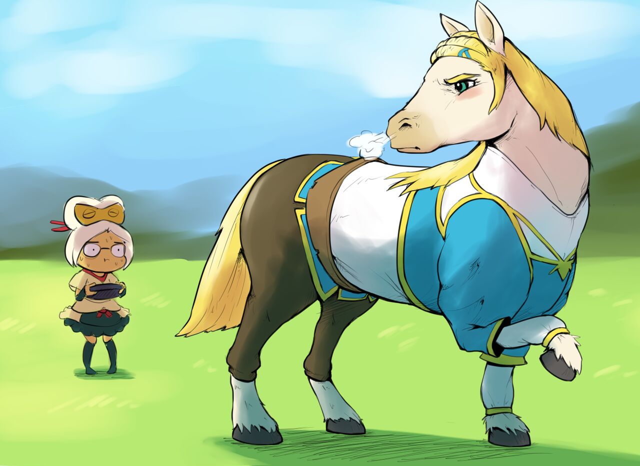 Princess Zelda Is A Horse! And She's About To Find Out That Being A Mare Is Harder Than It Looks! page 6 full