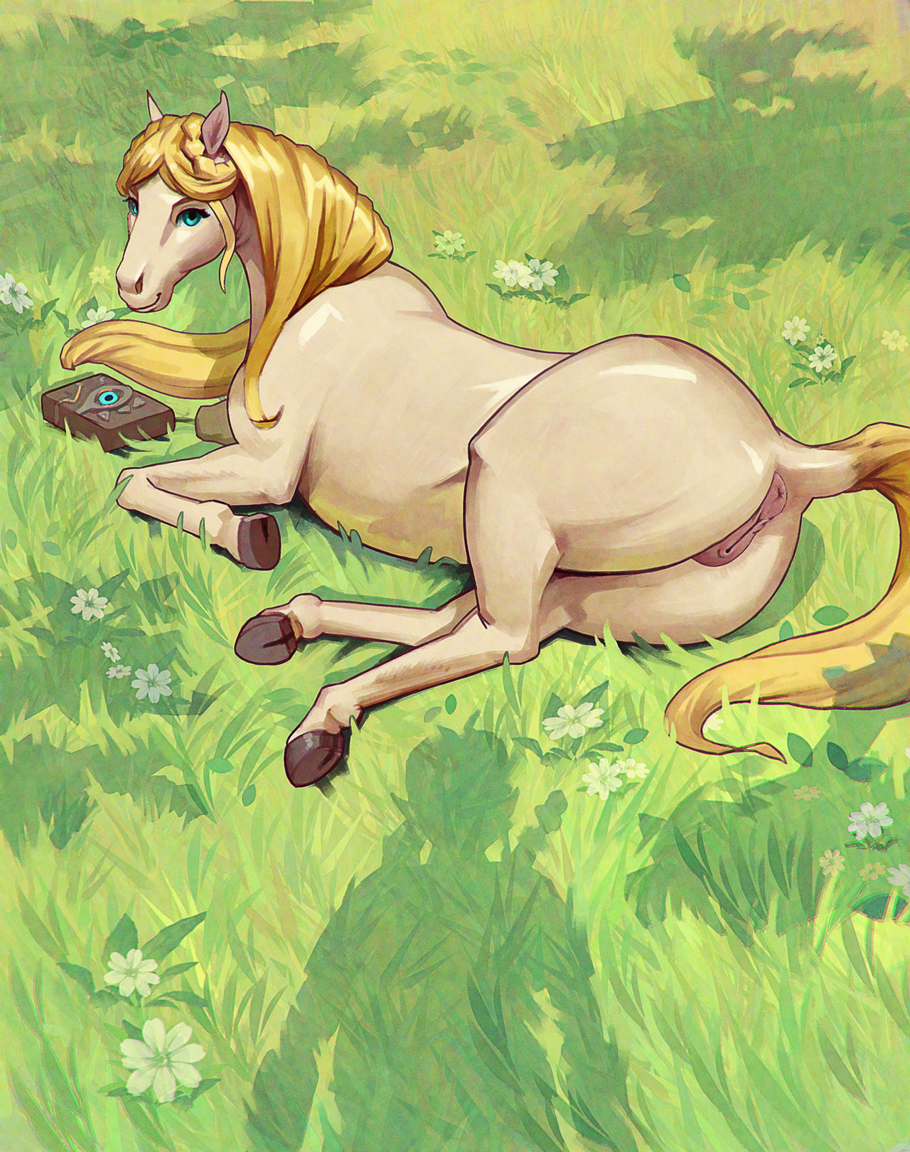 Princess Zelda Is A Horse! And She's About To Find Out That Being A Mare Is Harder Than It Looks! page 8 full