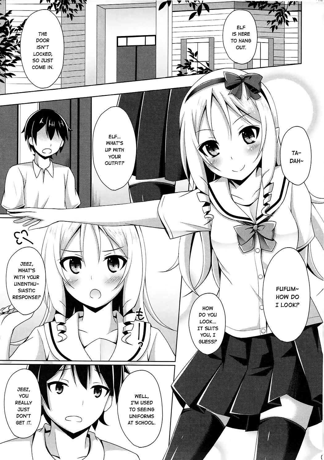 Elf-chan to Cosplay Ecchi page 4 full