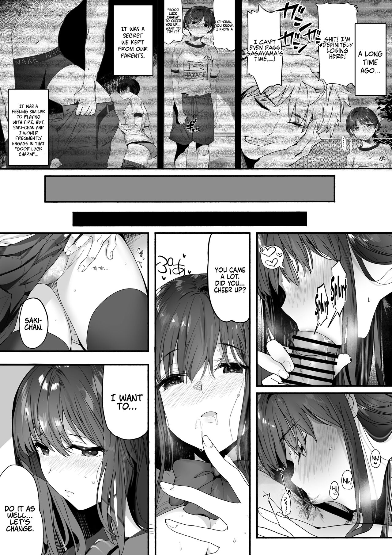 Suieibu no Seisokei Osananajimi ga DQN ni Moteasobareru Ichibushijuu | The Whole Story of My Neat Childhood Friend in the Swimming Club Being Toyed With by a Dumbass page 11 full