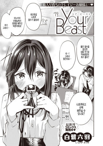 [Shirasagi Rokuwa] Your Beast (COMIC Kairakuten BEAST 2022-06) [Korean] [팀 털난보리] [Digital] cover