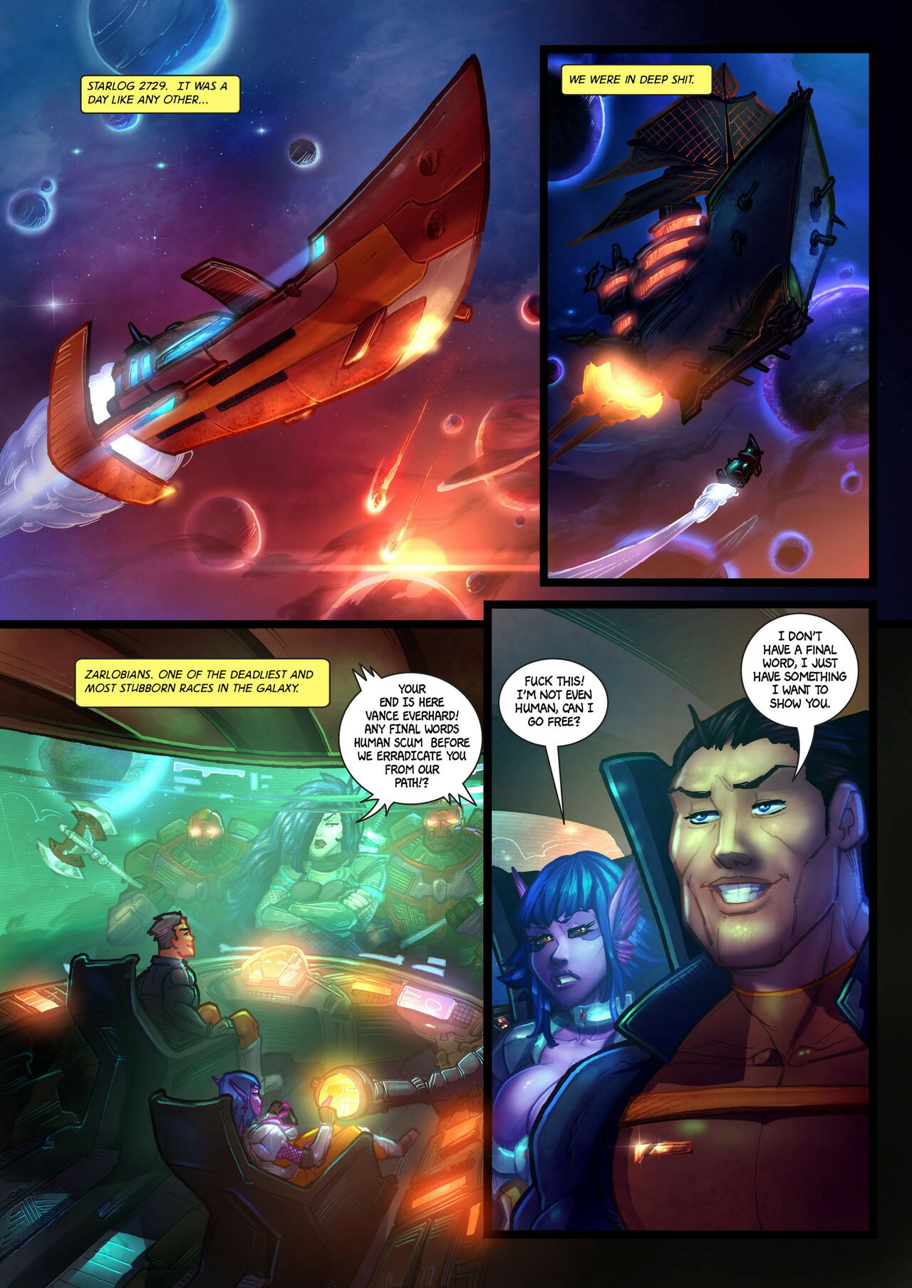 ZZZ Comics - Spaced Hunters page 3 full